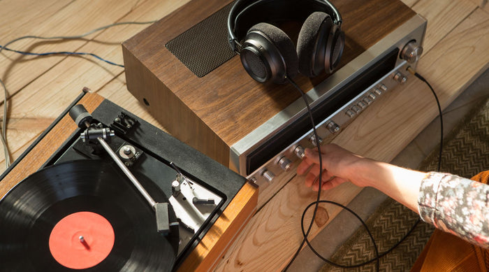 turntable and amplifier